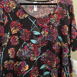 SOLD LULAROE Perfect T Colorful Fall  Large L